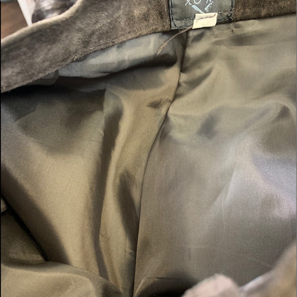 Vintage XOXO Suede Leather Pants Size 4 - Picture 10 of 12
